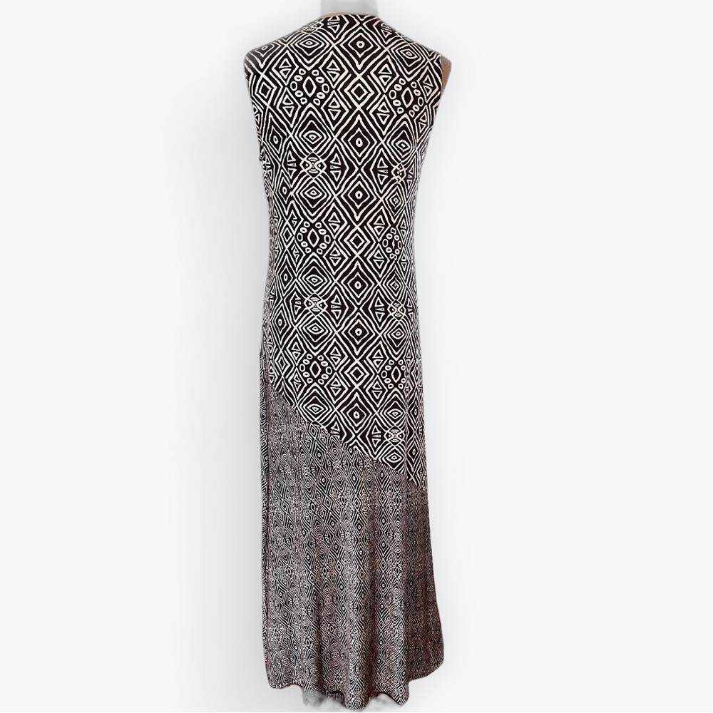 Soft Surroundings Sleeveless Heavenly Soft Tulum Maxi Column Dress Burnt Hickory - Picture 3 of 6
